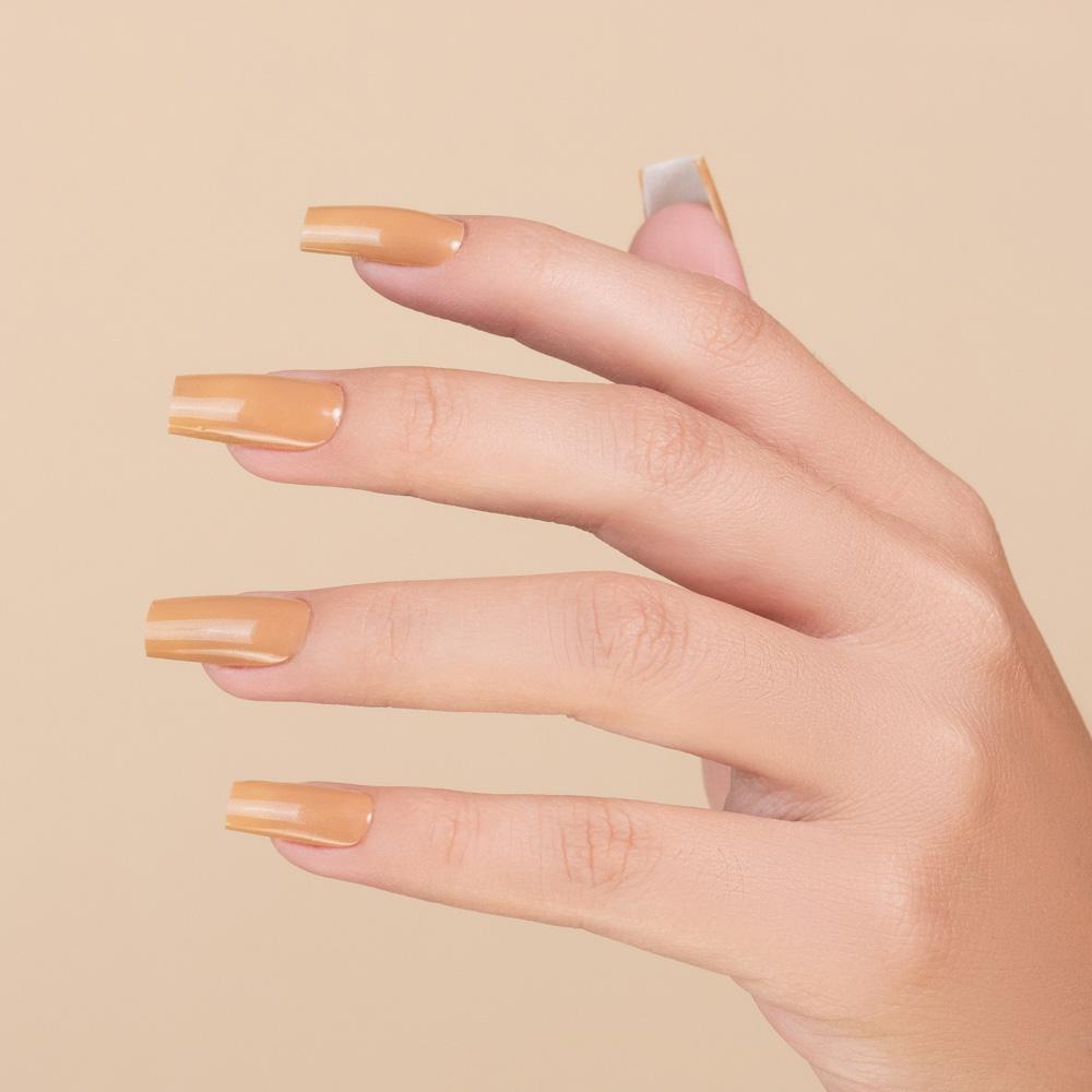 LDS 066 Cr��me Brulee - LDS Gel Polish & Matching Nail Lacquer Duo Set - 0.5oz