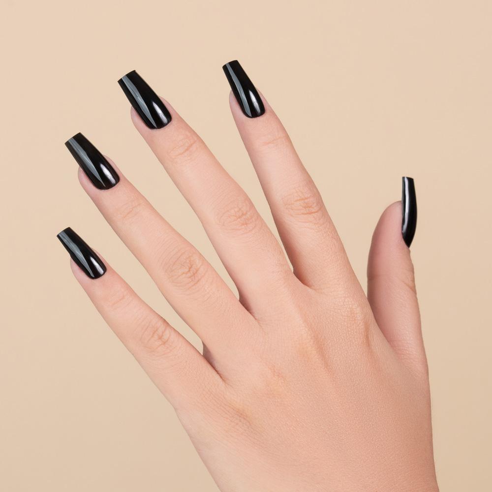 LDS Black Dipping Powder Nail Colors - 074 Black List