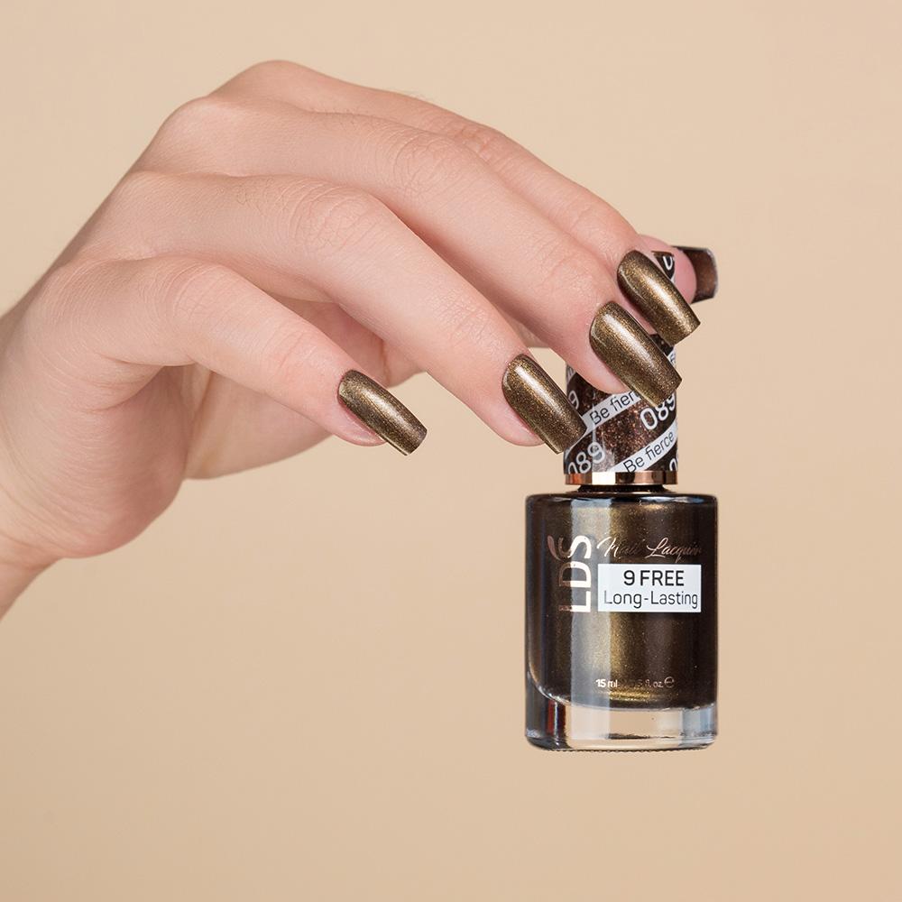 LDS 3 in 1 - 089 Be Fierce - Dip (1oz), Gel & Lacquer Matching