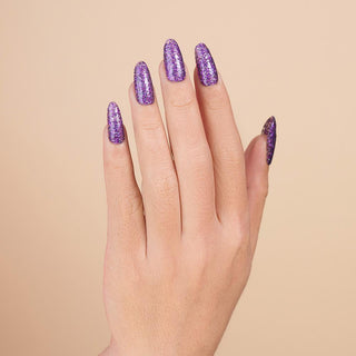  LDS Glitter Purple Dipping Powder Nail Colors - 164 We Could Runaway by LDS sold by Lavis Dip Systems Inc