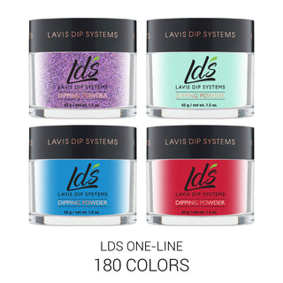 LDS DIPPING POWDER 180 COLORS 1.5OZ