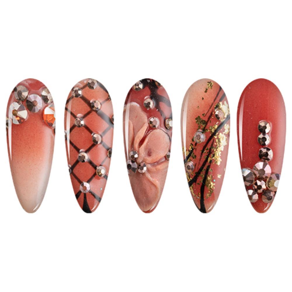 LDS Red Dipping Powder Nail Colors - 020 Red Cent