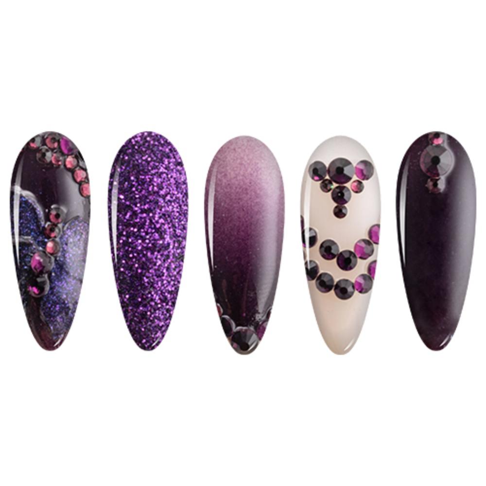  LDS Purple Dipping Powder Nail Colors - 022 Bruised Plum by LDS sold by Lavis Dip Systems Inc
