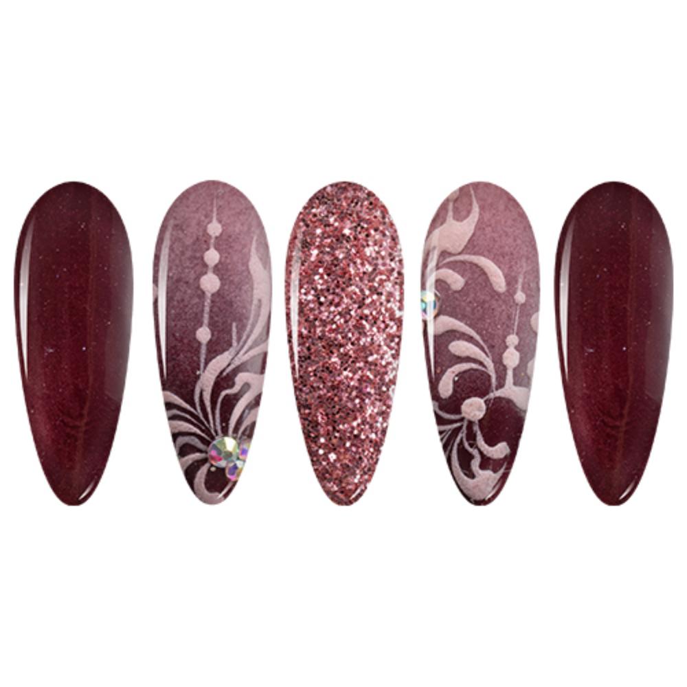  LDS Red Dipping Powder Nail Colors - 030 Double Trouble by LDS sold by Lavis Dip Systems Inc