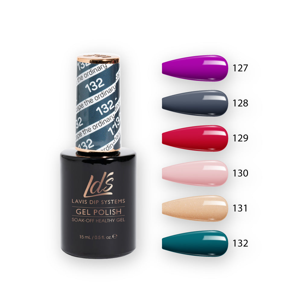 LDS Healthy Gel Color Set (6 colors): 127 to 132