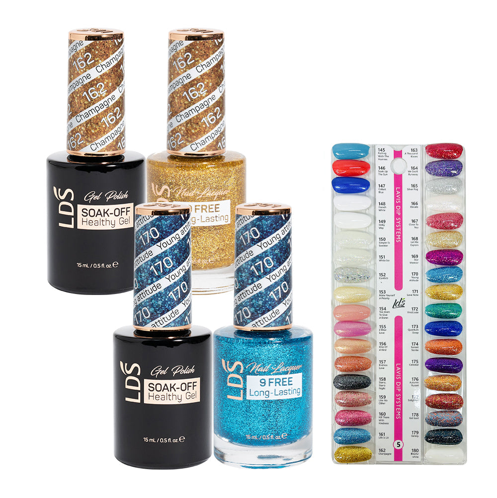 LDS Healthy Gel & Lacquer Part 5: 145-180 (36 Colors)