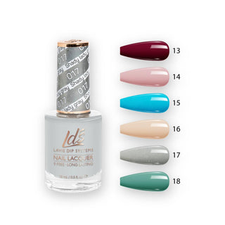 LDS Nail Lacquer Set (6 colors): 013 to 018