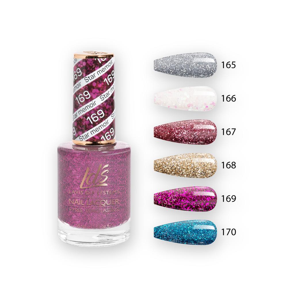 LDS Nail Lacquer Set (6 colors): 165 to 170