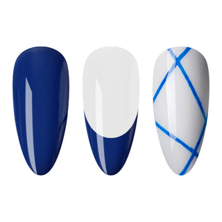 LDS - 10 (ver 2) Royal Blue - Line Art Gel Nails Polish Nail Art