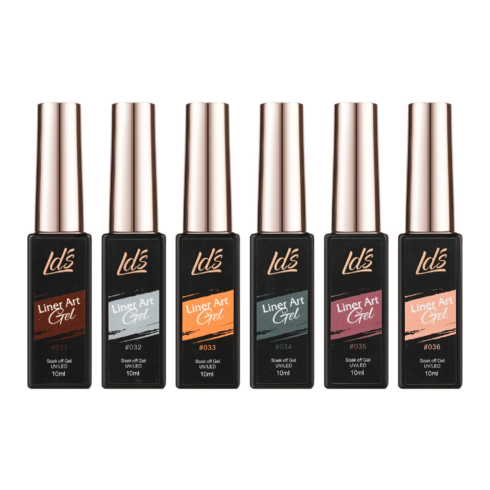 LDS Line Art Gel Nails Polish Collections (6 colors): 31-36