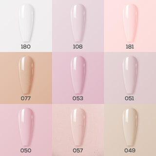 BARE NECESSITIES - LDS Holiday Healthy Nail Lacquer Collection: 057; 050; 051; 053; 180; 181; 049; 108; 077