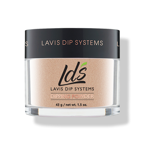  LDS Glitter Coral Beige Dipping Powder Nail Colors - 056 Effortless Glow by LDS sold by Lavis Dip Systems Inc