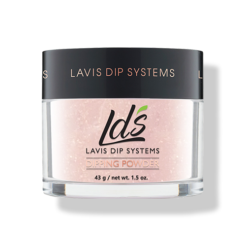  LDS Glitter Pink Dipping Powder Nail Colors - 154 Too Glam To Give A Damn by LDS sold by Lavis Dip Systems Inc