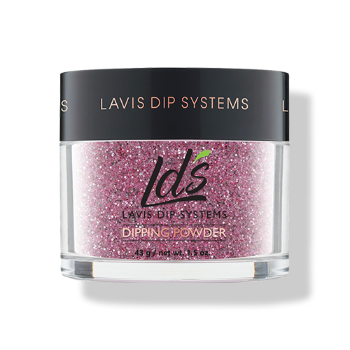  LDS Glitter Pink Dipping Powder Nail Colors - 160 Kill Them With Kindness by LDS sold by Lavis Dip Systems Inc