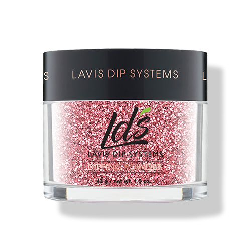  LDS Glitter Pink Dipping Powder Nail Colors - 167 Close To You by LDS sold by Lavis Dip Systems Inc