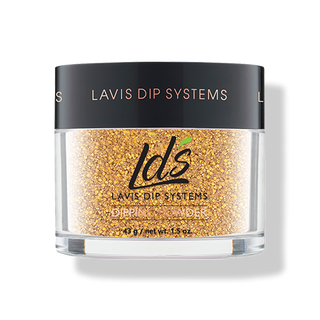  LDS Glitter Gold Dipping Powder Nail Colors - 171 Love Note by LDS sold by Lavis Dip Systems Inc