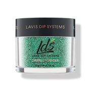 LDS Glitter Green Dipping Powder Nail Colors - 172 Vivid Jade