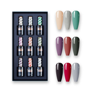 COOL VIBES - LDS Holiday Gel Nail Polish Collection: 016, 017, 018, 019, 020, 021, 022, 023, 025