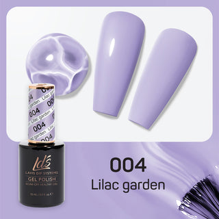 LDS 004 Lilac Garden - LDS Gel Polish & Matching Nail Lacquer Duo Set - 0.5oz