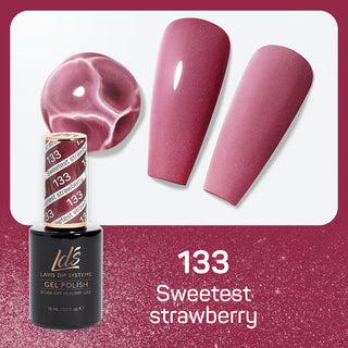 LDS 133 Sweetest Straberry - LDS Gel Polish 0.5oz