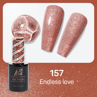 LDS 157 Endless Love - LDS Gel Polish & Matching Nail Lacquer Duo Set - 0.5oz