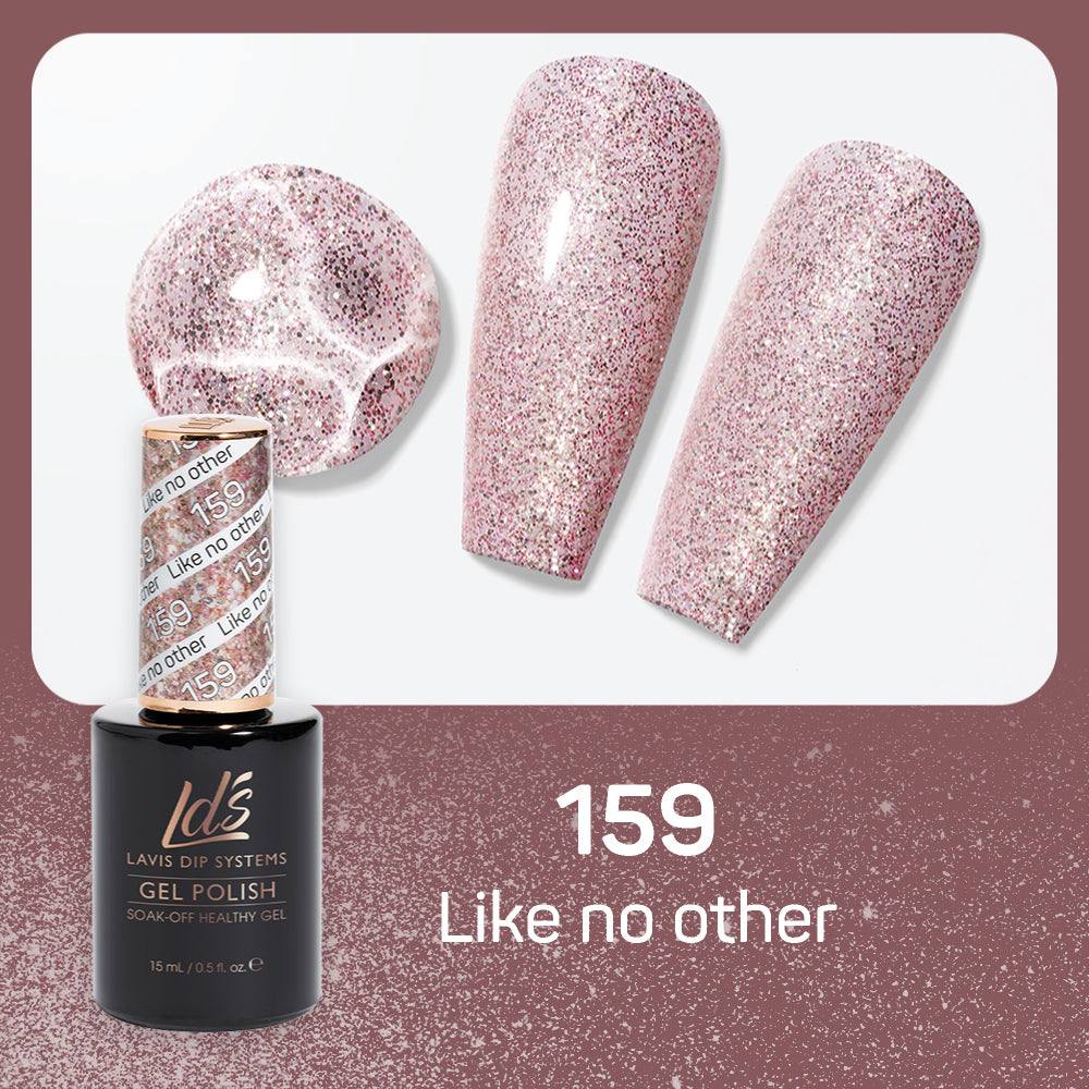 LDS 159 Like No Other - LDS Gel Polish & Matching Nail Lacquer Duo Set - 0.5oz
