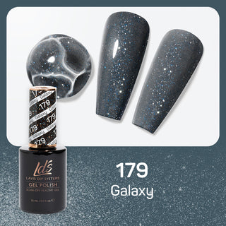 LDS 179 Galaxy - LDS Gel Polish & Matching Nail Lacquer Duo Set - 0.5oz
