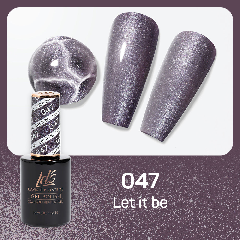 LDS 047 Let It Be - LDS Gel Polish & Matching Nail Lacquer Duo Set - 0.5oz