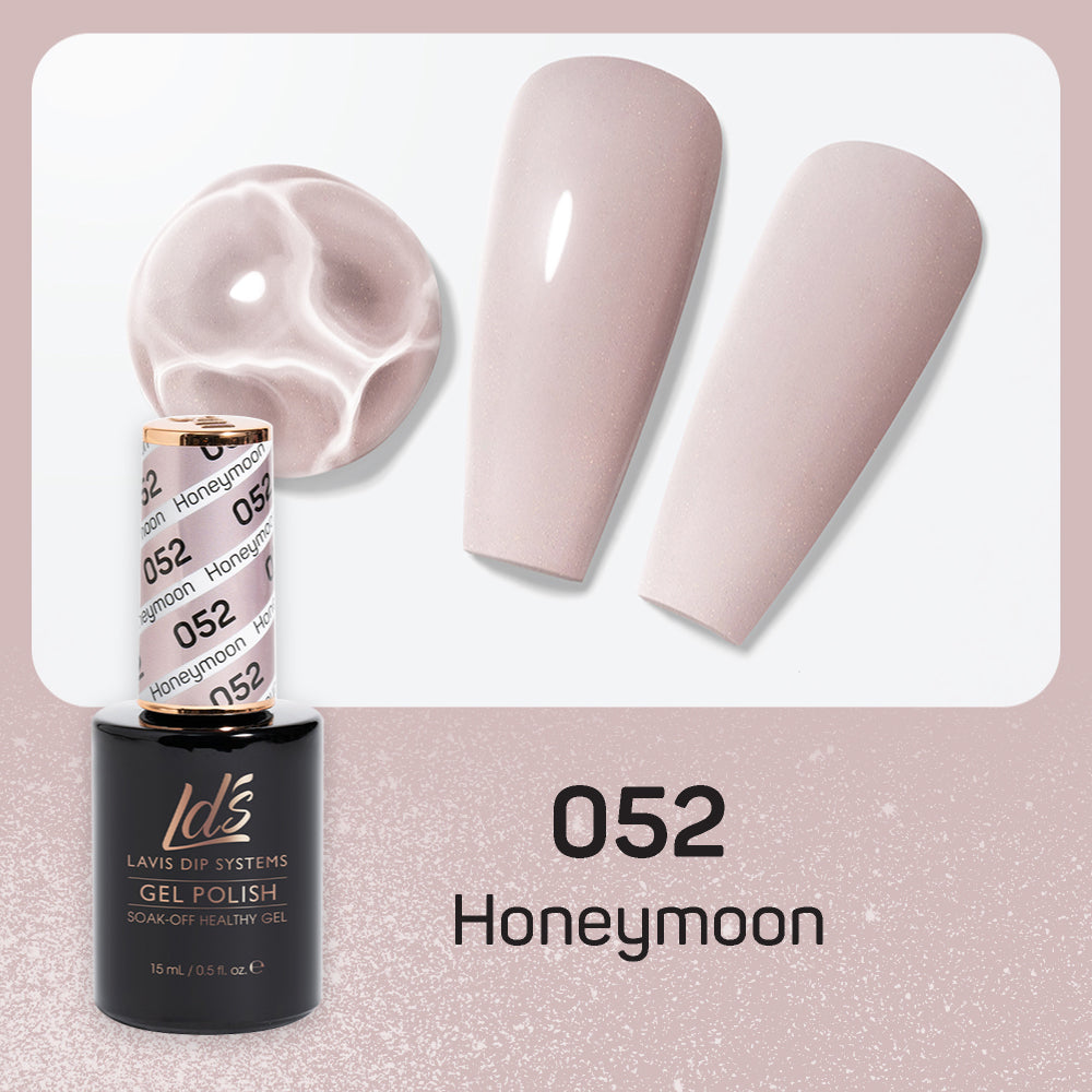 LDS 052 Honeymoon - LDS Gel Polish & Matching Nail Lacquer Duo Set - 0.5oz