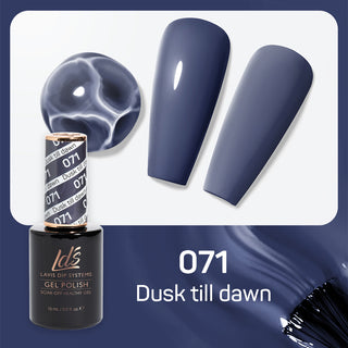 LDS 071 Dusk Till Dawn - LDS Gel Polish & Matching Nail Lacquer Duo Set - 0.5oz