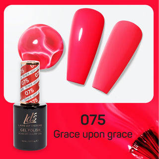 LDS 075 Grace Upon Grace - LDS Gel Polish & Matching Nail Lacquer Duo Set - 0.5oz