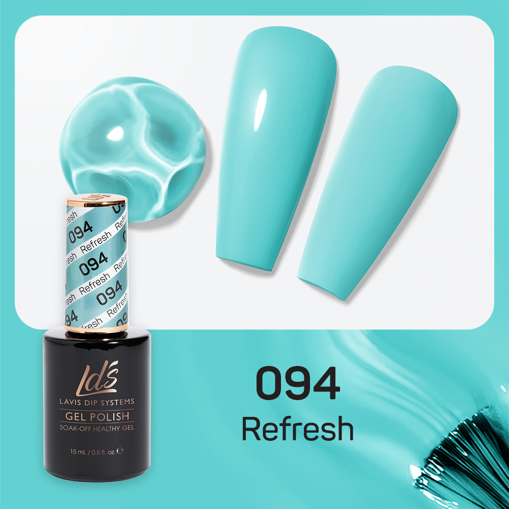LDS 094 Refresh - LDS Gel Polish & Matching Nail Lacquer Duo Set - 0.5oz
