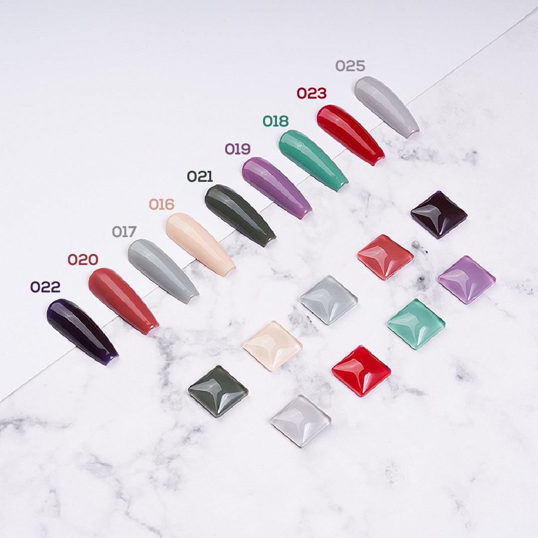 COOL VIBES - LDS Holiday Healthy Nail Lacquer Collection: 016; 017; 018; 019; 020; 021; 022; 023; 025