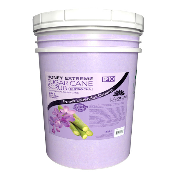 La Palm Sugar Cane Scrub - Lavender Purple - 1 Bucket