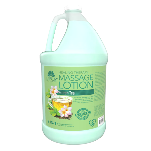 Lapalm Healing Therapy Massage Lotion | 1 Gallon | Green Tea