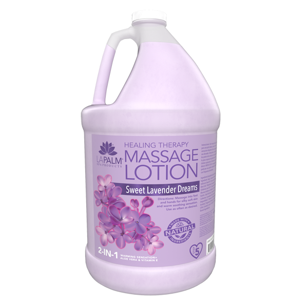 Lapalm Healing Therapy Massage Lotion | 1 Gallon | Lavender