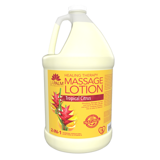 Lapalm Healing Therapy Massage Lotion | 1 Gallon | Tropical Citrus