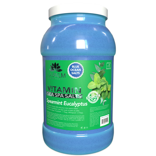 La Palm Sea Spa Salts - Spearmint Eucalyptus - 1Gallon