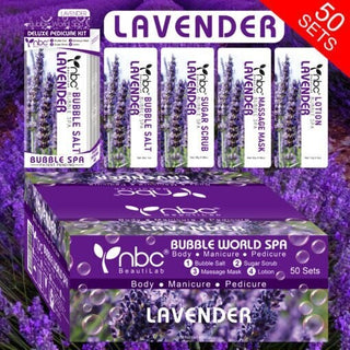 NBC Lavender - Case of 50 (Pedi in a Box)