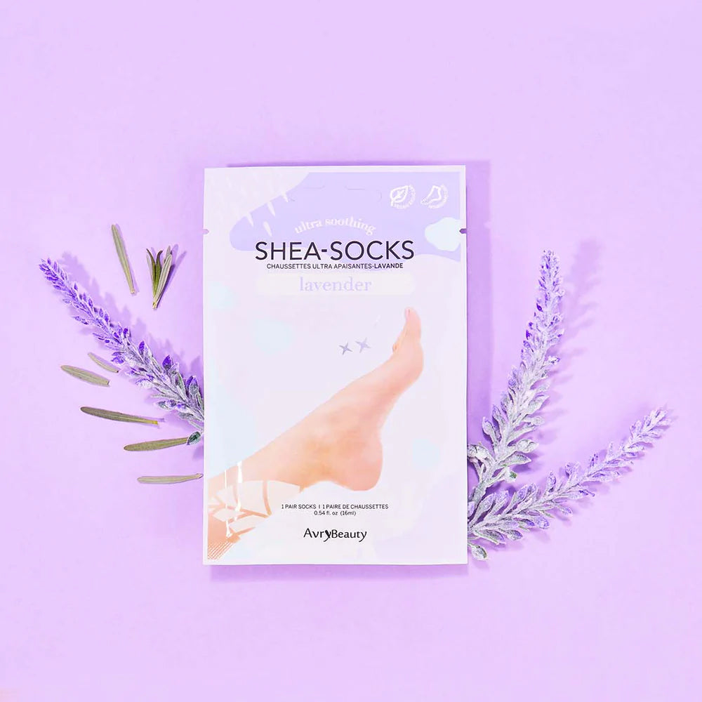 AVRY BEAUTY - Box of 25 Shea Socks - Lavender