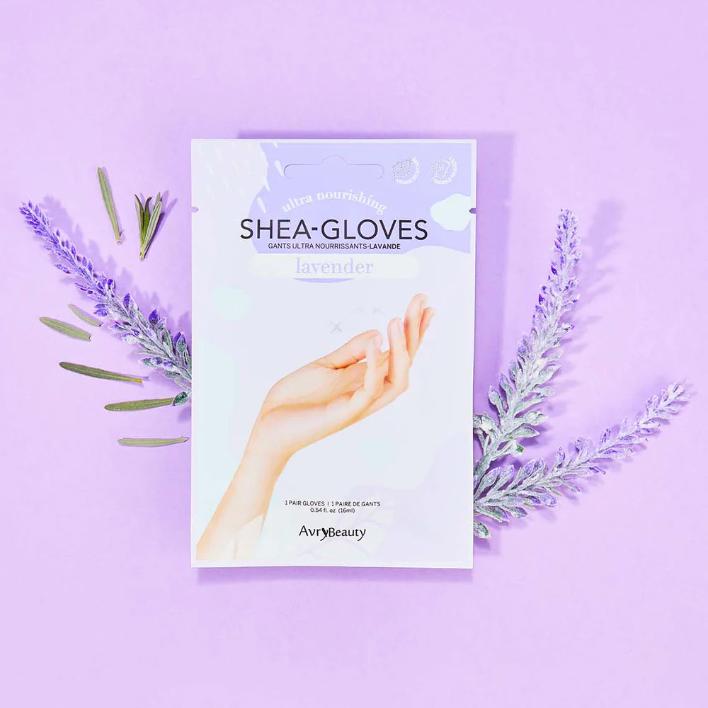 AVRY BEAUTY - Box of 25 Shea Glove - Lavender