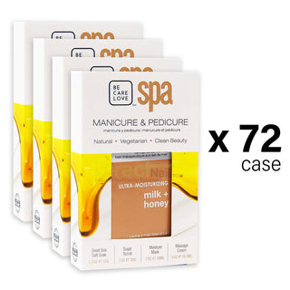 BCL SPA 4-Step Pedicure & Manicure - Set 72 Case - Milk & Honey