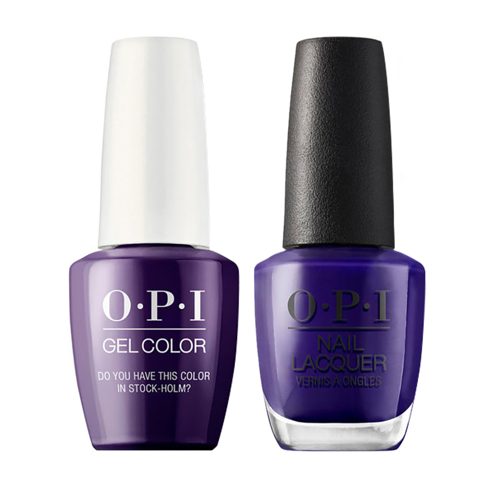 OPI Gel Nail Polish Duo Purple Colors - N47 Do You Have this Color in Stock-holm?