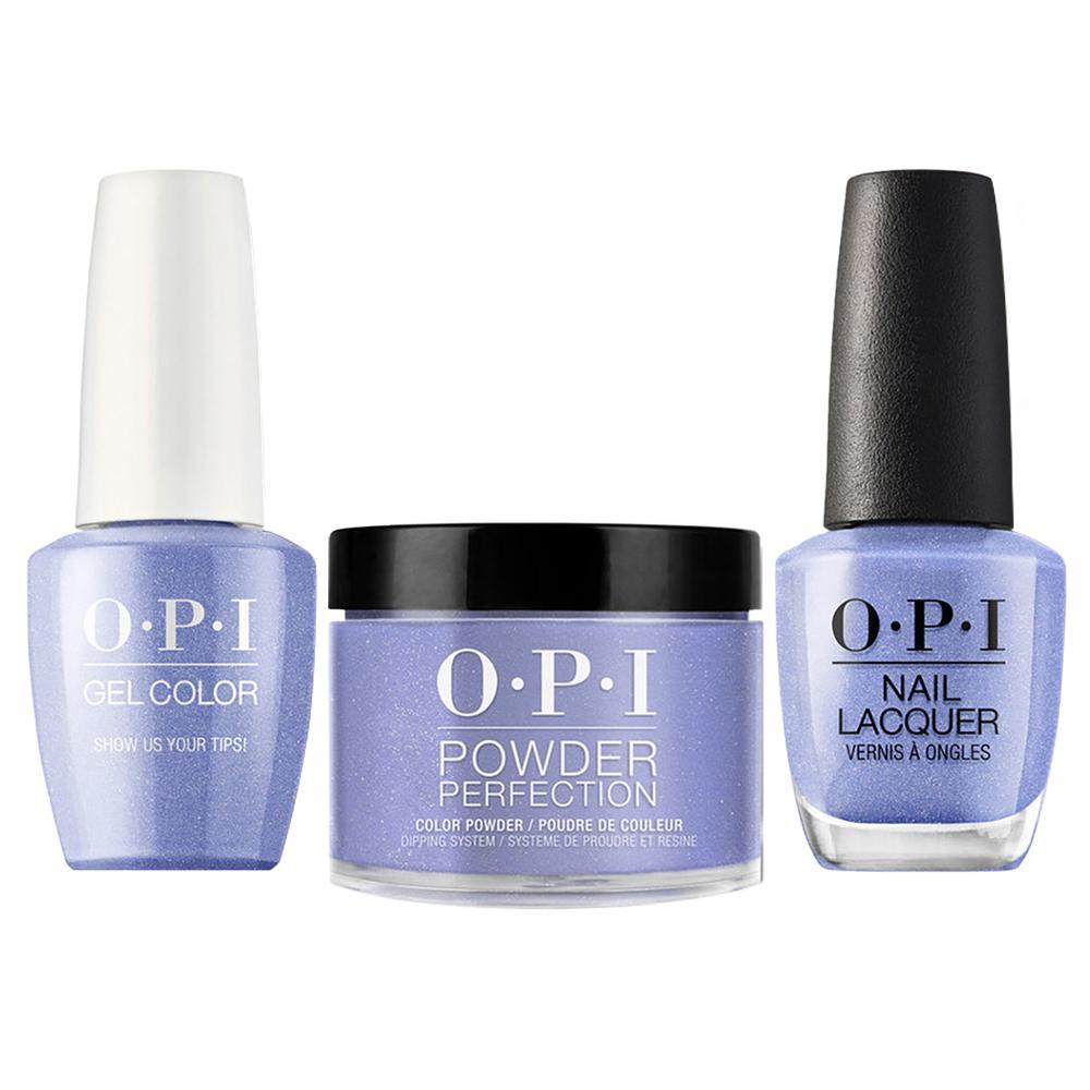 OPI 3 in 1 - N62 Show Us Your Tips! - Dip, Gel & Lacquer Matching