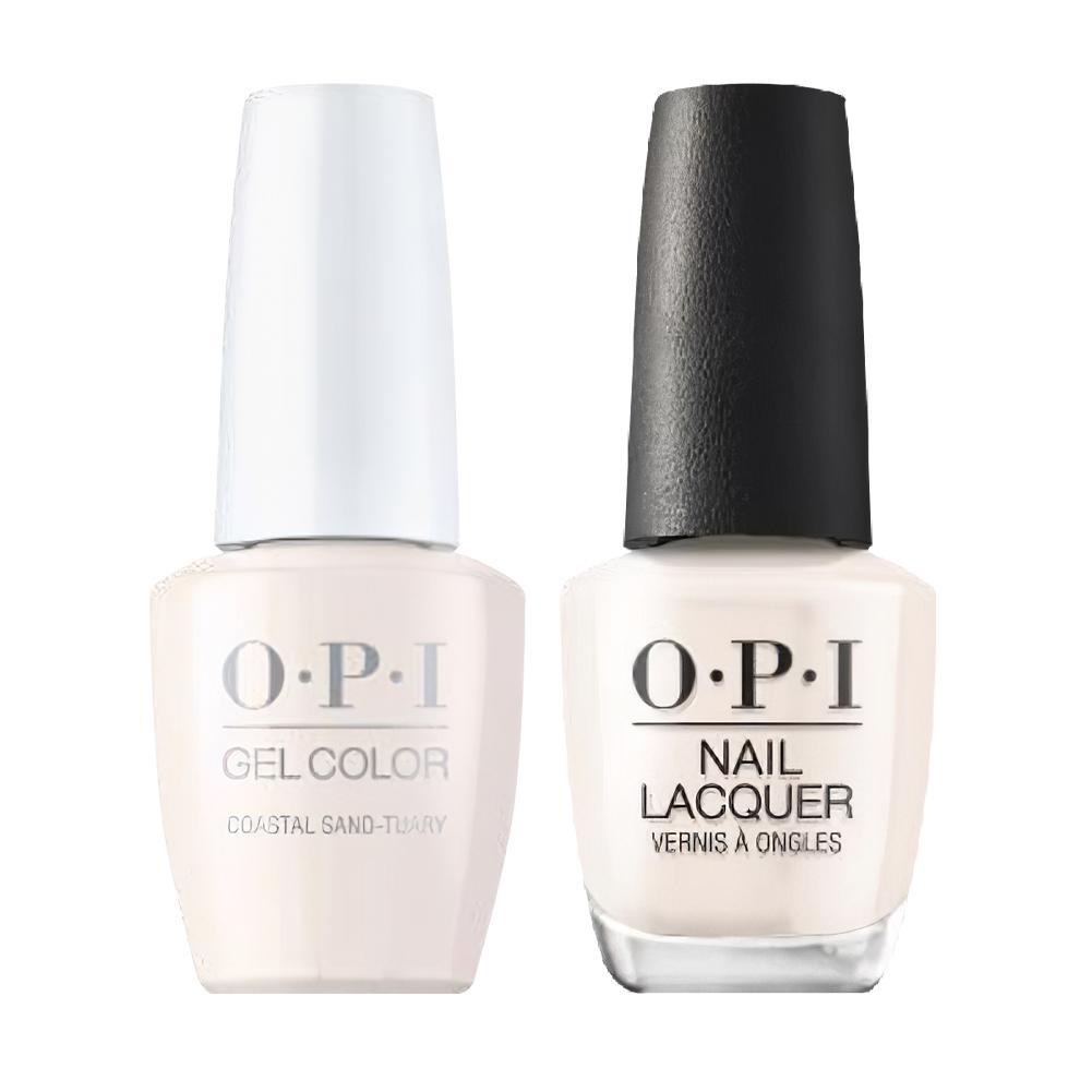 OPI N77 Coastal Sand-Tuary - Gel Polish & Matching Nail Lacquer Duo Set 0.5oz