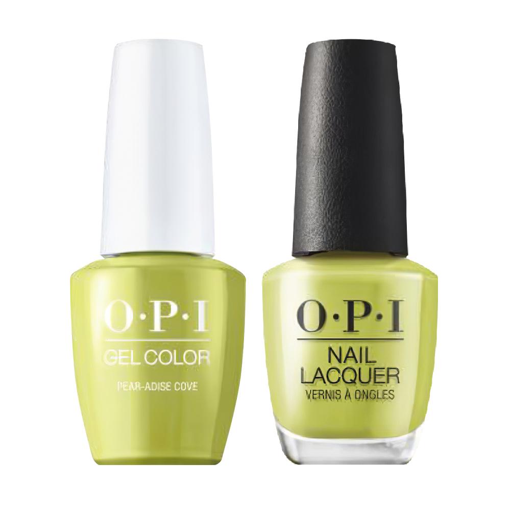 OPI N86 Pear-Adise Cove - Gel Polish & Matching Nail Lacquer Duo Set 0.5oz