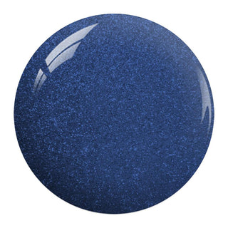 NuGenesis Glitter Blue Dipping Powder Nail Colors - NG 605 Cosmo Blue