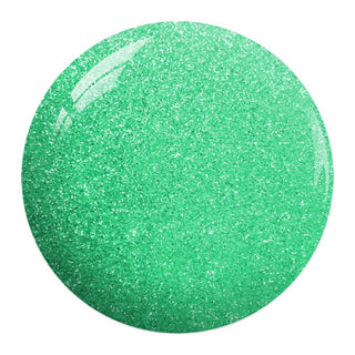 NuGenesis Glitter Green Dipping Powder Nail Colors - NG 611 Sea Foam