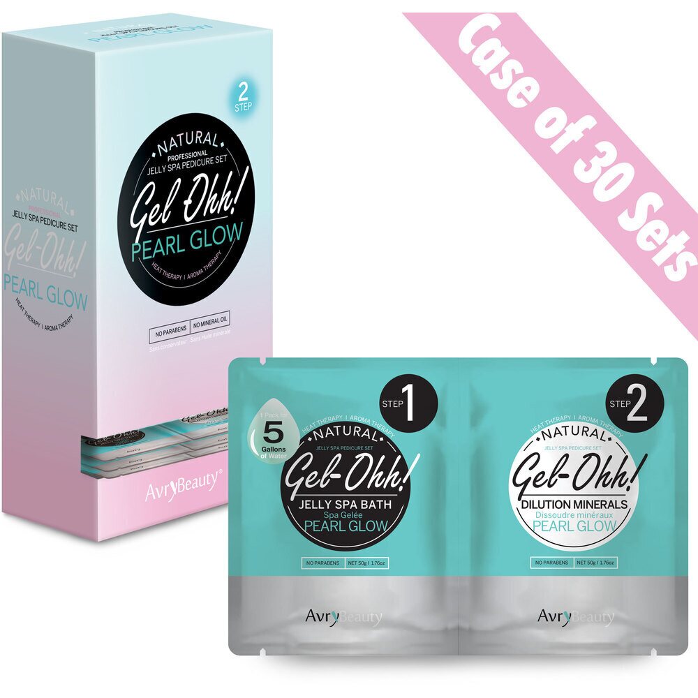 AVRY BEAUTY - CASE OF 30 - Gel-Ohh! Jelly Spa Bath - PEARL GLOW