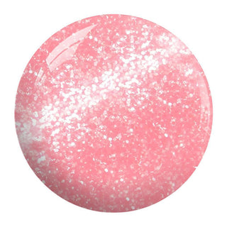NuGenesis Glitter Pink Dipping Powder Nail Colors - NL 12 Pink Fiesta